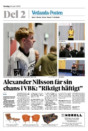 Vetlanda-Posten Del2 2025-04-24