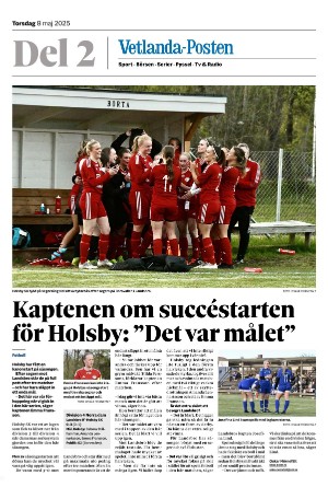 Vetlanda-Posten Del2 2025-05-08