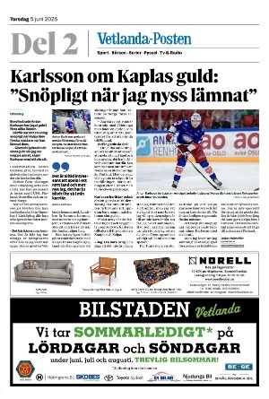 Vetlanda-Posten Del2 2025-06-05