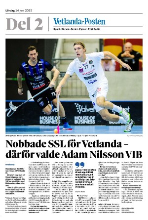 Vetlanda-Posten Del2 2025-06-14