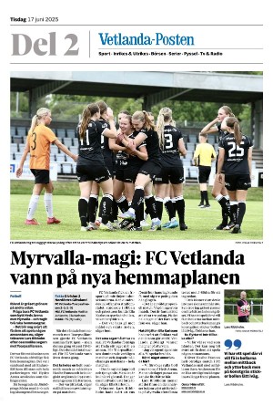 Vetlanda-Posten Del2 2025-06-17