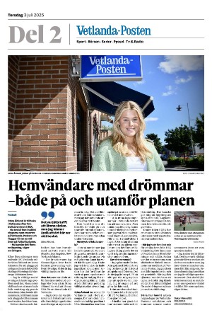 Vetlanda-Posten Del2 2025-07-03