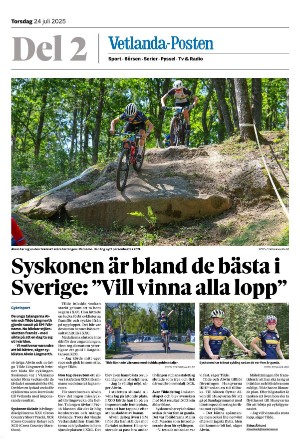 Vetlanda-Posten Del2 2025-07-24