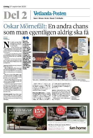 Vetlanda-Posten Del2 2025-09-27
