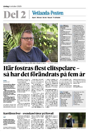 Vetlanda-Posten Del2 2025-10-04