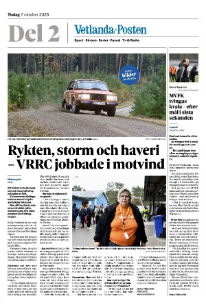 Vetlanda-Posten Del2 2025-10-07