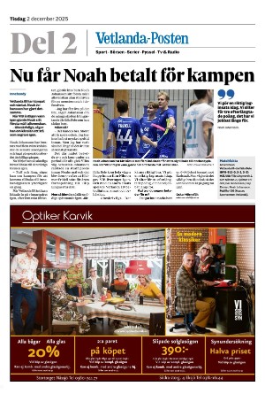 Vetlanda-Posten Del2 2025-12-02