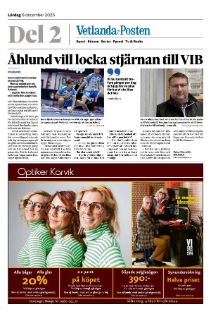 Vetlanda-Posten Del2 2025-12-06