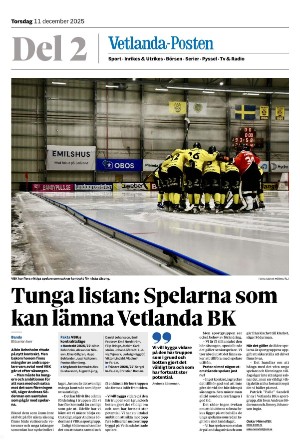Vetlanda-Posten Del2 2025-12-11