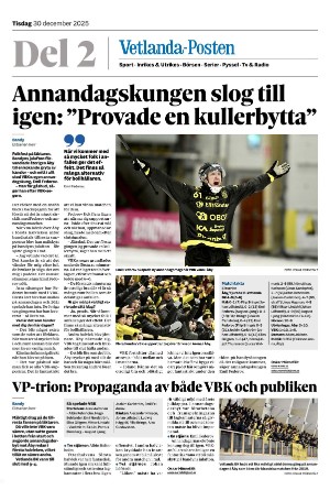 Vetlanda-Posten Del2 2025-12-30