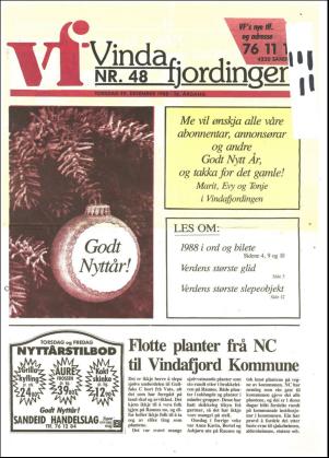 Vindafjordingen 29.12.88